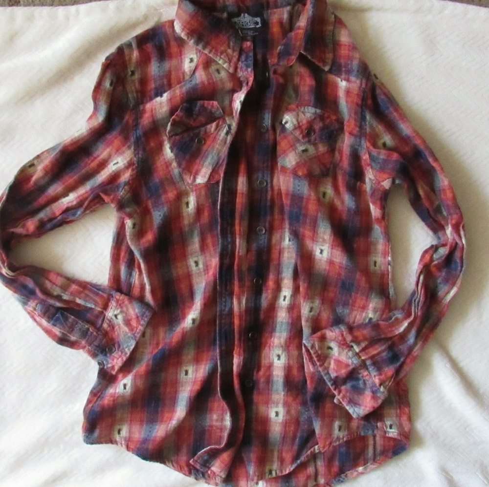 Angie Women's Flannel Tops